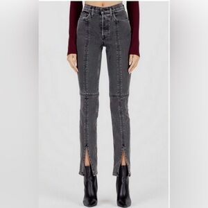 Cotton Citizen Vickie High-Rise Split-Leg Jeans